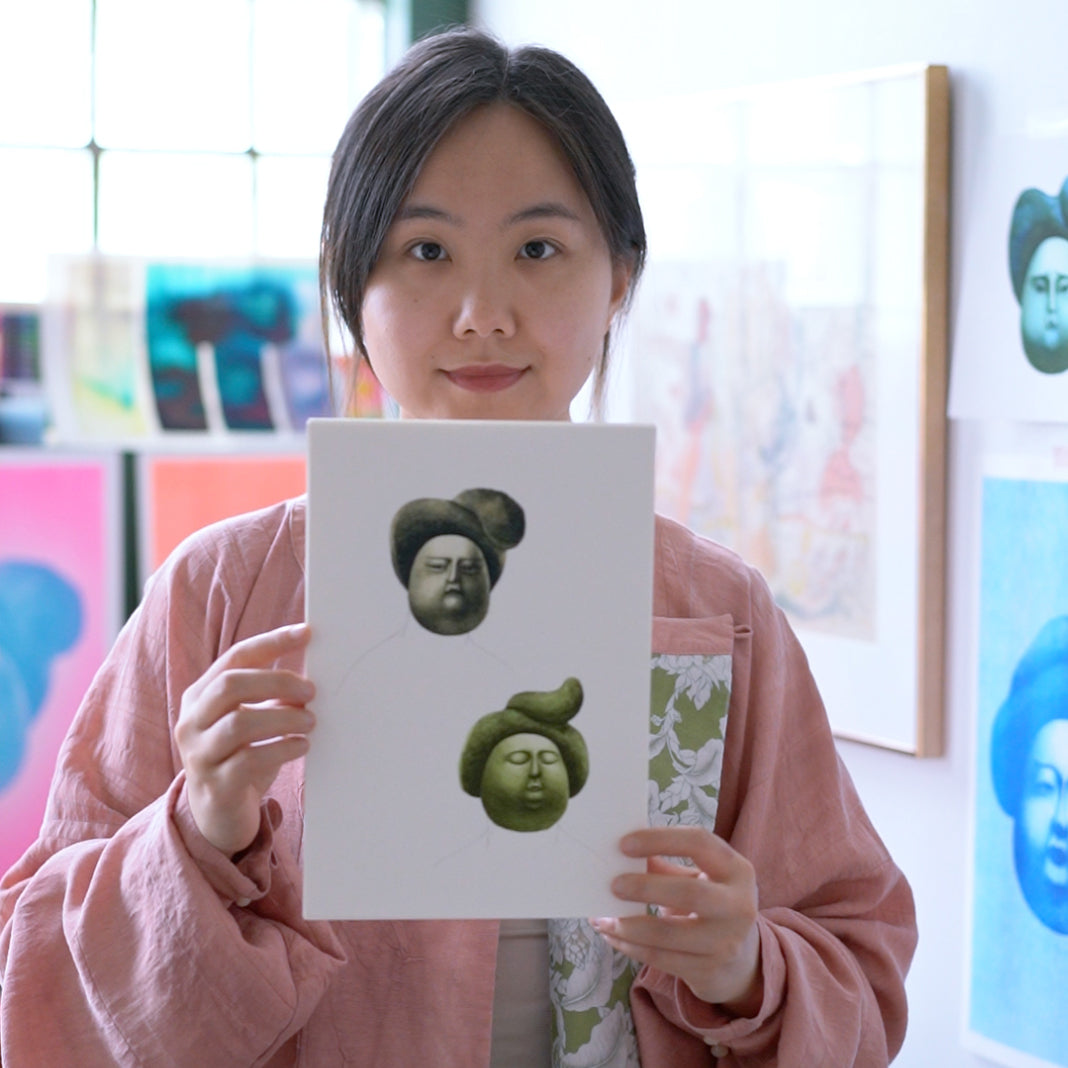 Original Artwork No.2 – The Green Duo