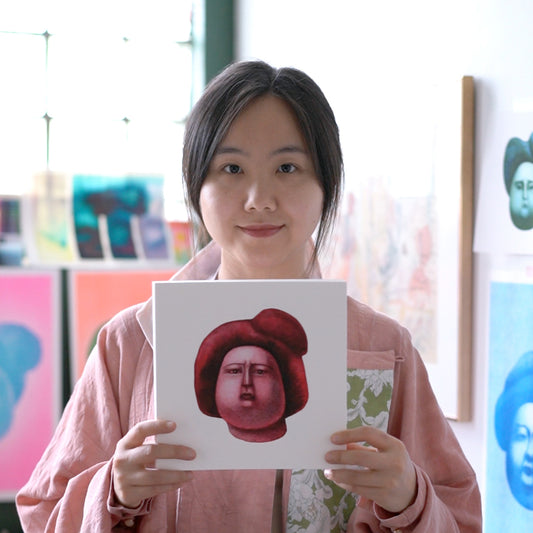 NO.12 The Worried Face – Archival Fine Art Print (8x8")