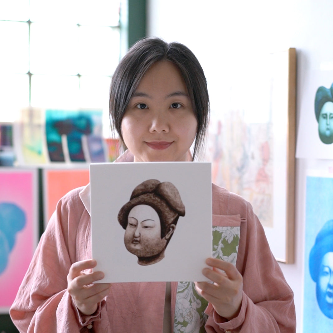 NO.9 The Quiet Clay Lady – Archival Fine Art Print (8x8")