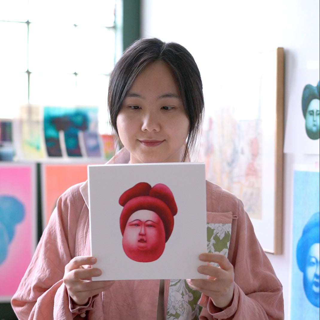 NO.17 The Rose Muse – Archival Fine Art Print (8x8")