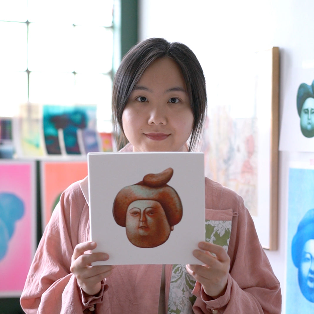 NO.21 The Bronze Lady – Archival Fine Art Print (8x8")