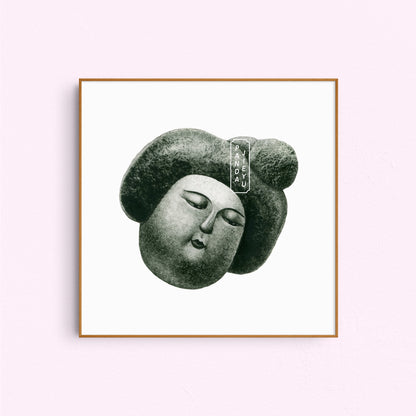 NO.4 The Stone Carver – Archival Fine Art Print (8x8")