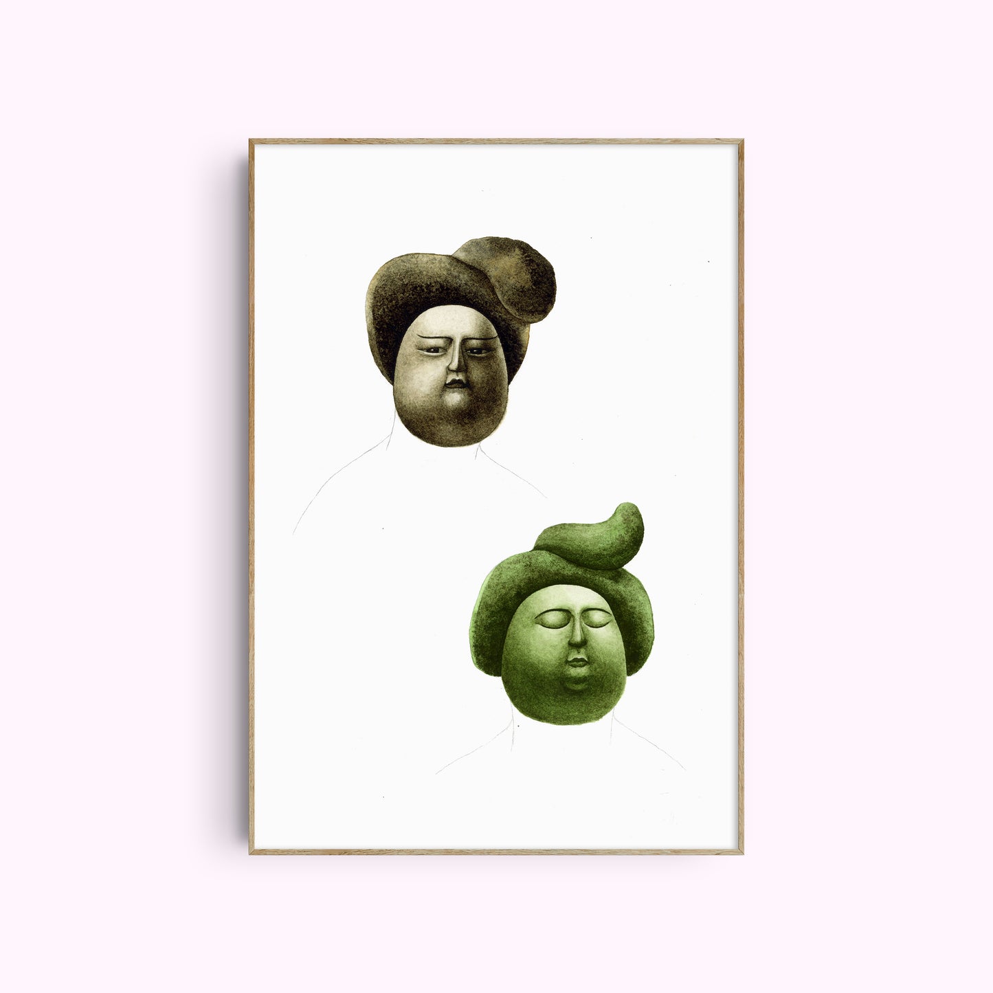 Original Artwork No.2 – The Green Duo