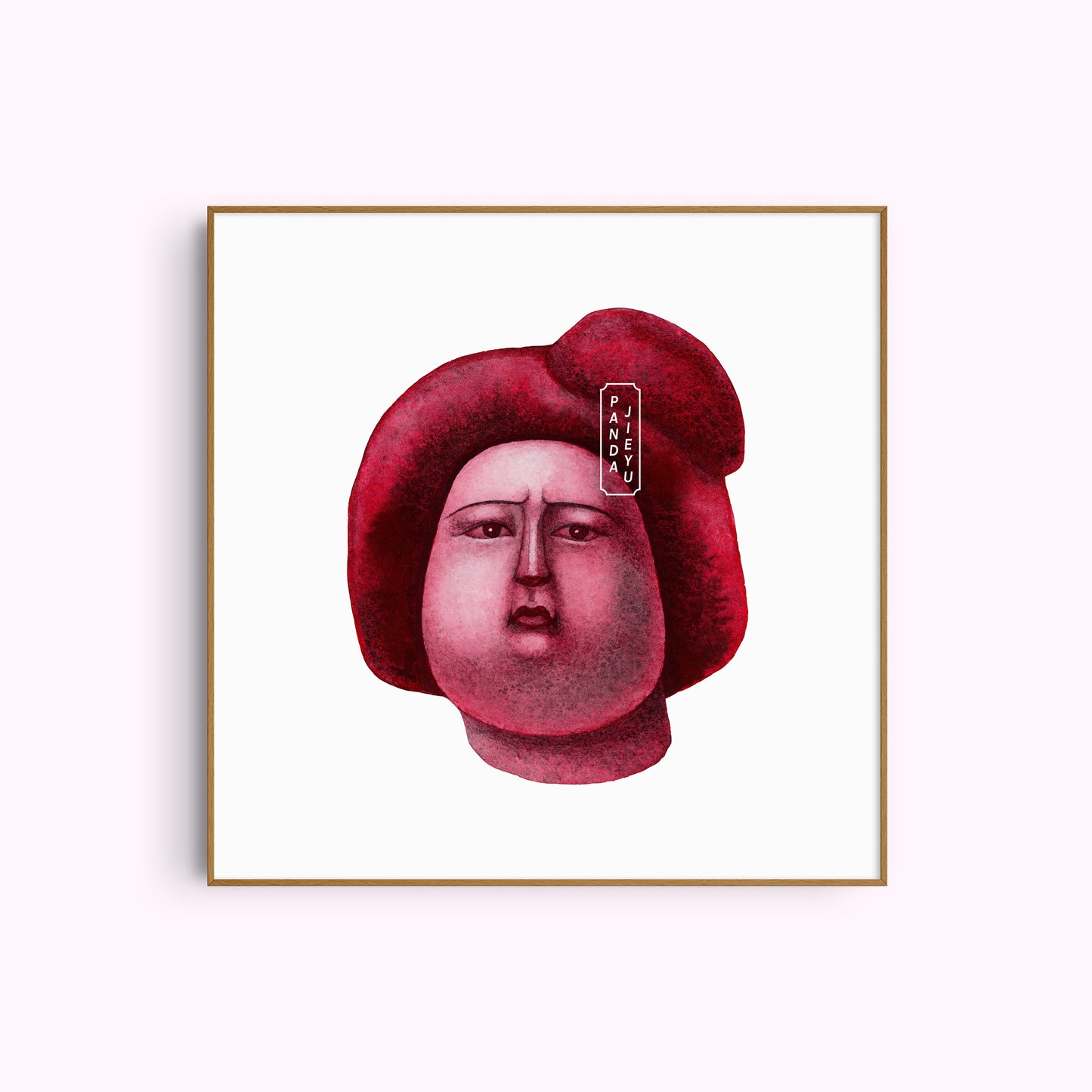 NO.12 The Worried Face – Archival Fine Art Print (8x8")