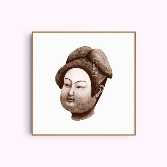 NO.9 The Quiet Clay Lady – Archival Fine Art Print (8x8")