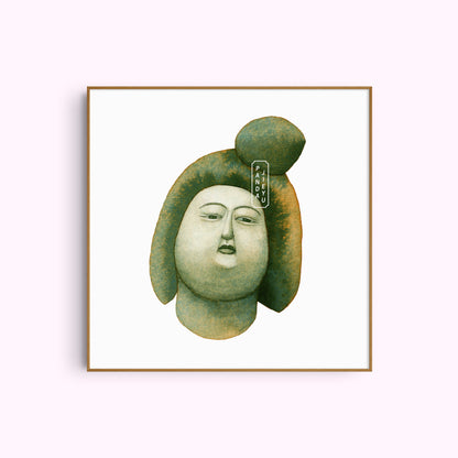 NO.3 The Hidden Statue – Archival Fine Art Print (8x8")