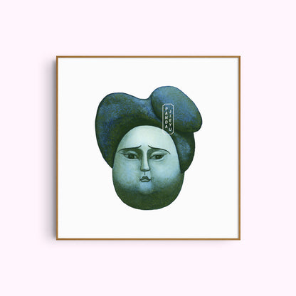 NO.6 The Night Guardian – Archival Fine Art Print (8x8")