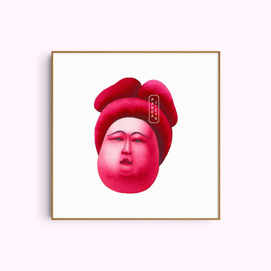 NO.17 The Rose Muse – Archival Fine Art Print (8x8")