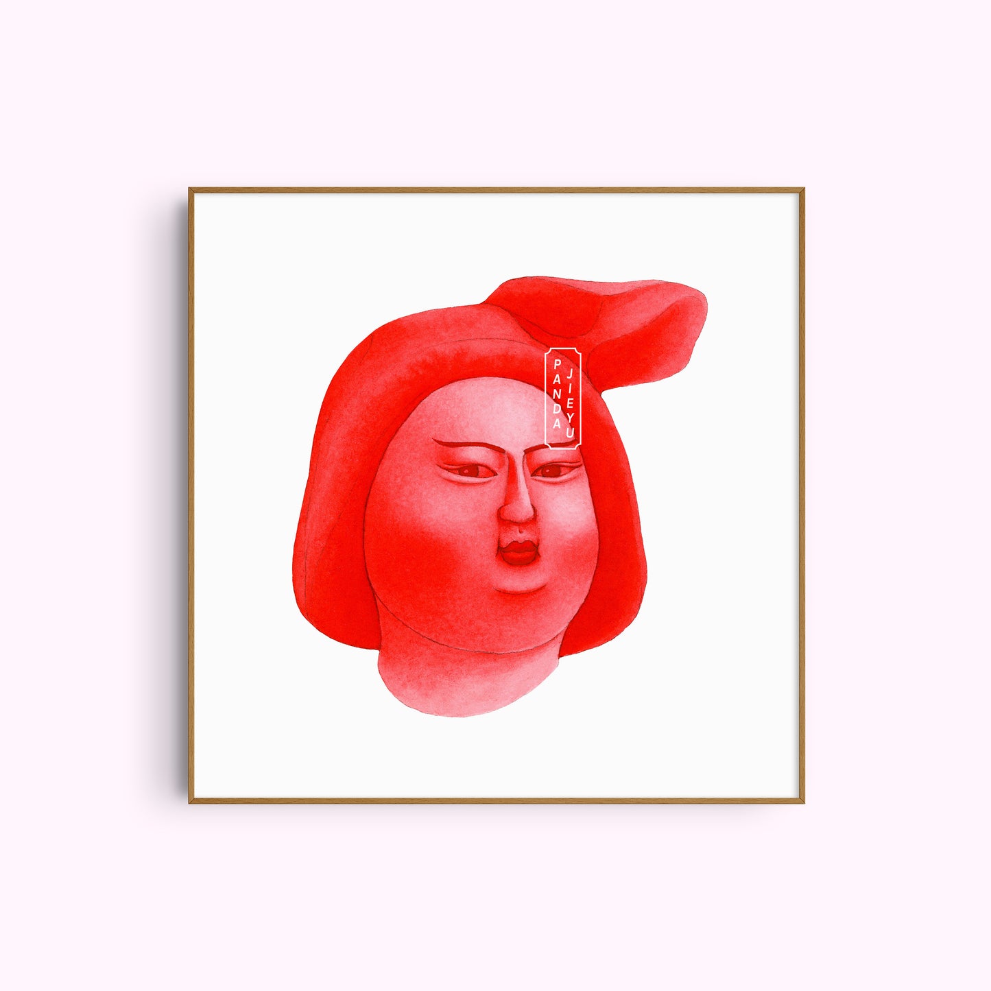 NO.18 The Crimson Bloom – Archival Fine Art Print (8x8")