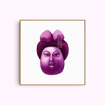 NO.24 The Voilet – Archival Fine Art Print (8x8")