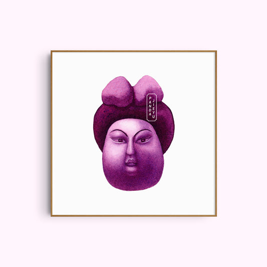 NO.24 The Voilet – Archival Fine Art Print (8x8")